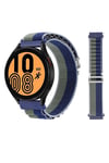 Mey İthalat®  Watch 20mm KR410 Kumaş Kordon - Lacivert-Yeşil