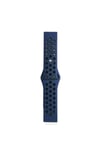 Mey İthalat®  Watch 20mm Spor Delikli Kordon - Lacivert-Siyah