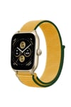 Mey İthalat®  Watch 22mm Hasırlı Cırtcırtlı Kordon - Sarı