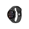 Mey İthalat®  Watch 22mm Spor Delikli Kordon - Siyah-Füme
