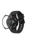 Mey İthalat®  Watch 5 44mm Wall Camlı Kasa Ekran Koruyucu - Siyah