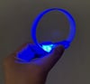 Mey İthalat® 3 Modlu Pilli LED Işıklı Esnek Parti Bilekliği Mavi