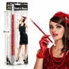 Mey İthalat® 30 cm Kırmızı Payetli Sigara Tutacağı – 1920’ler Gatsby Parti Aksesuarı