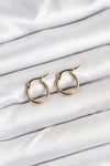 Mey İthalat® 316L Çelik Gold Renk 12 mm Halka Kadın Küpe