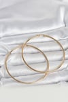 Mey İthalat® 316L Çelik Gold Renk 70 mm Kadın Halka Küpe