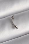Mey İthalat® 316L Çelik Gümüş Renk Çivi Model Piercing