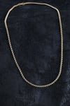 Mey İthalat® 316L Çelik Örme Zincir Model Gold Renk Erkek Kolye