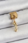 Mey İthalat® 316L Çelik Sallantılı Deniz Atı Model Gold Renk Nomination Charm