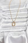 Mey İthalat® 316L Çelik Zincir Gold Renk Model Kadın Kolye