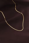 Mey İthalat® Çelik Gold Renk 60 cm İnce İtalyan Zincir Kolye