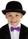 Mey İthalat® Charlie Chaplin Stil Çocuk Şapkası – Siyah Melon Parti Şapkası
