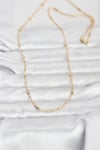 Mey İthalat® CM 14K Gold Renk Bar Zincir Model 60 cm Kadın Kolye