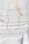 Mey İthalat® CM 14K Gold Renk Burgu ve Top Zincirli Model 60 cm Kadın Kolye