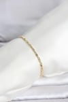 Mey İthalat® CM 14K Gold Renk Burgu Zincirli Model Kadın Bileklik
