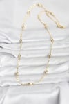 Mey İthalat® CM 14K Gold Renk Damla Topçuklu Zincir Model 60 cm Kadın Kolye