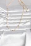 Mey İthalat® CM 14K Gold Renk Damla Topçuk Model Zincirli 60 cm Kadın Kolye