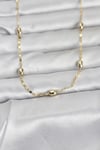 Mey İthalat® CM 14K Gold Renk Damla Topçuklu Zincir Model 60 cm Kadın Kolye