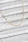 Mey İthalat® CM 14K Gold Renk Ezme Zincir Model 60 cm Kadın Kolye
