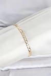 Mey İthalat® CM 14K Gold Renk Halka Zincir Model Kadın Bileklik