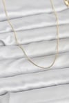Mey İthalat® CM 14K Gold Renk İnce Top Zincirli 60 cm Kadın Kolye
