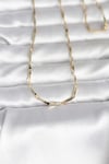 Mey İthalat® CM 14K Gold Renk Kesme Çubuk Zincirli Model 60 cm Kadın Kolye