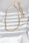 Mey İthalat® CM 14K Gold Renk Yassı Model 60 cm Kadın Kolye