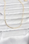 Mey İthalat® CM 14K Gold Renk Yassı Zincir Model 60 cm Kadın Kolye