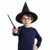 Mey İthalat® Harry Potter Tarzı Çocuk Seti (Siyah Keçe Şapka, Asa, Gözlük)
