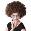 Mey İthalat® Kahve Renk Kıvırcık Afro Bonus Peruk
