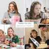 Mey İthalat® Kristal Taşlı Gümüş Renk İt's My Birthday Yazılı Doğum Günü Parti Tacı 14x16 cm