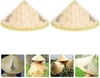 Mey İthalat® Naturel Renk Cambodia Kamboçyalı Vietnam Şapkası PVC Hasır