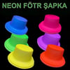 Mey İthalat® Neon Partisi Turuncu Renk Plastik Fötr Şapka