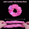 Mey İthalat® Pembe Renk Led Işıklı Lastikli Saç Tokası - 3 Modlu Festival & Parti Saç Tokası