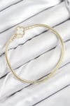 Mey İthalat® Pirinç Charm Zirkon Taşlı Yonca Model Gold Renk Kadın Bileklik