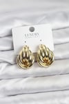 Mey İthalat® Pirinç Gold Renk Vintage Kadın Küpe