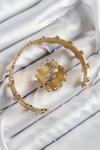 Mey İthalat® Pirinç Topcuk Model Gold Renk Bileklik Yüzük Set