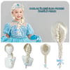 Mey İthalat® Platin Altın Dore Renk Karlar Ülkesi Elsa Frozen Peruğu Çocuk Boy