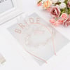 Mey İthalat® Rose Gold Renk Bekarlığa Veda Kristal Taş Bride Tacı İthal 16x10 cm