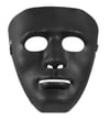 Mey İthalat® Siyah Renk Hip Hop Anonim Jabbawockeez Dans Maskesi 18x19 cm