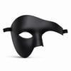 Mey İthalat® Siyah Yarım Erkek Maske – Phantom Parti & Balo Maskesi