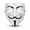 Mey İthalat® V Mask Premium Vendetta Beyaz Maske (Guy Fawkes Stil)