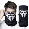 Mey İthalat® Vendetta Maskesi Desenli Baf Bandana – Çok Amaçlı Yüz Boyunluk Bandana 4 No