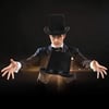 Mey İthalat® Yetişkinler İçin Siyah Renk Ringmaster Sihirbaz Şapkası Silindir Şapka