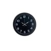 Midnight Black 40 Cm Metal Duvar Saati