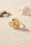 Nautilus Tasarım Gold Renk Kadın Yüzük