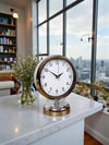 Noble Time 25 x 20 Cm Metal Krom Masa Saati