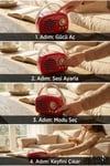 Nostaljik Retro Bluetooth Hoparlör - FM Radyo, USB ve Bluetooth Kablosuz Hoparlör