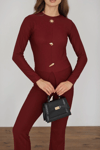 Ottoman Alt Üst Takım Bordo Pt510442