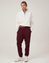 Oversize Yarım Farmuarlı Yakalı Basic Sweatshirt - Beyaz