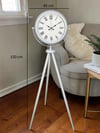 Platin Classic White Roma Tripod Ayaklı Saat